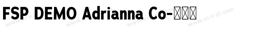 FSP DEMO Adrianna Co字体转换